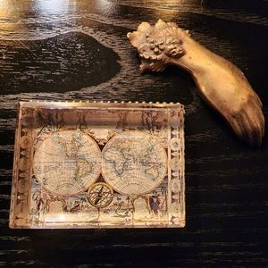 Beautiful Double Hemisphere Paperweight  - Company's Price $120.00!